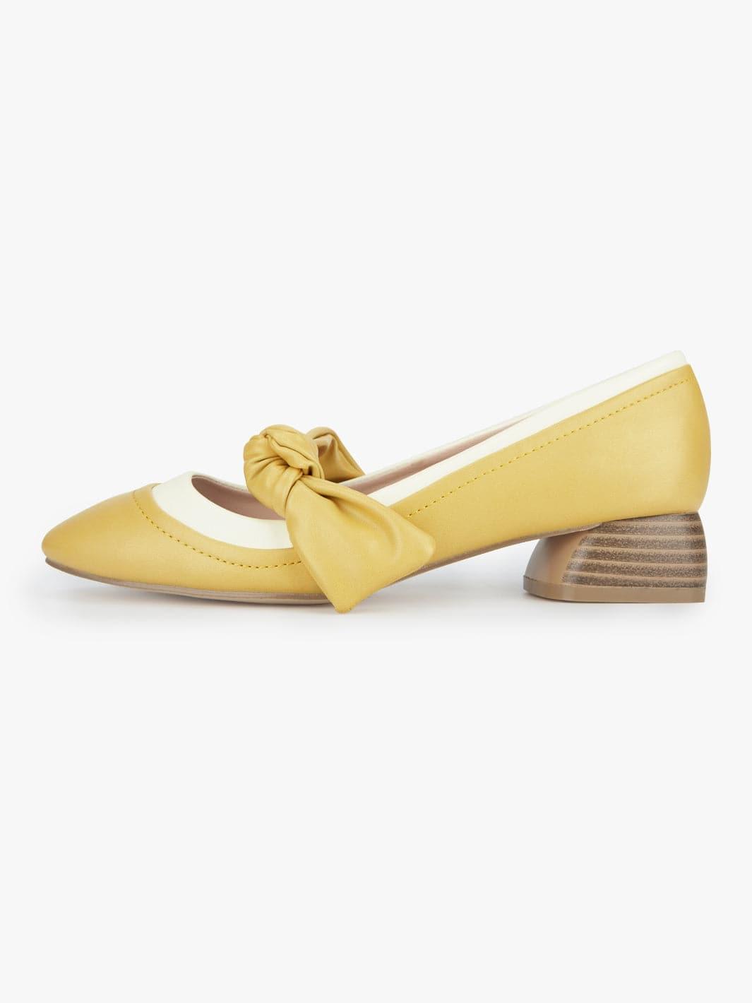 Cara Retro Bow Schuhe