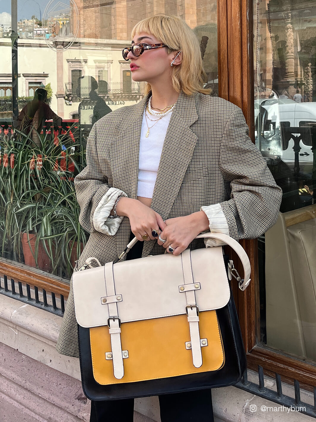 Düstere Vintage -Aktentasche