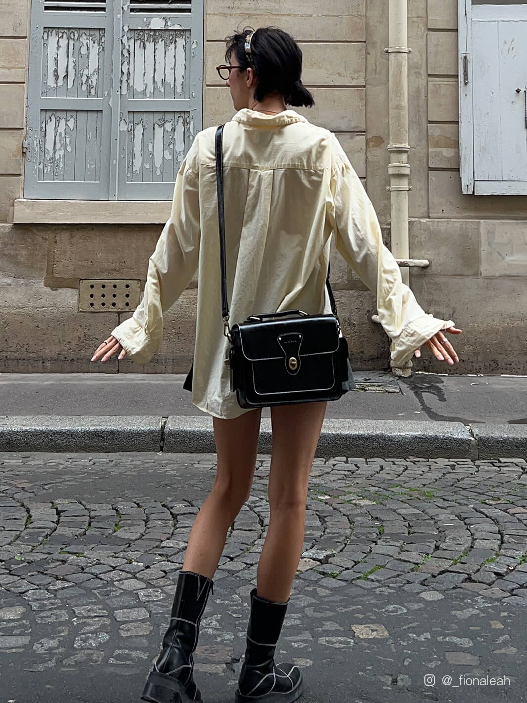 Alison Vintage Vegan Leather Crossbody Bag