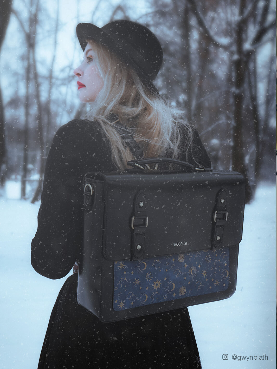 Starrynight Vintage 15,6-Zoll-Aktentasche