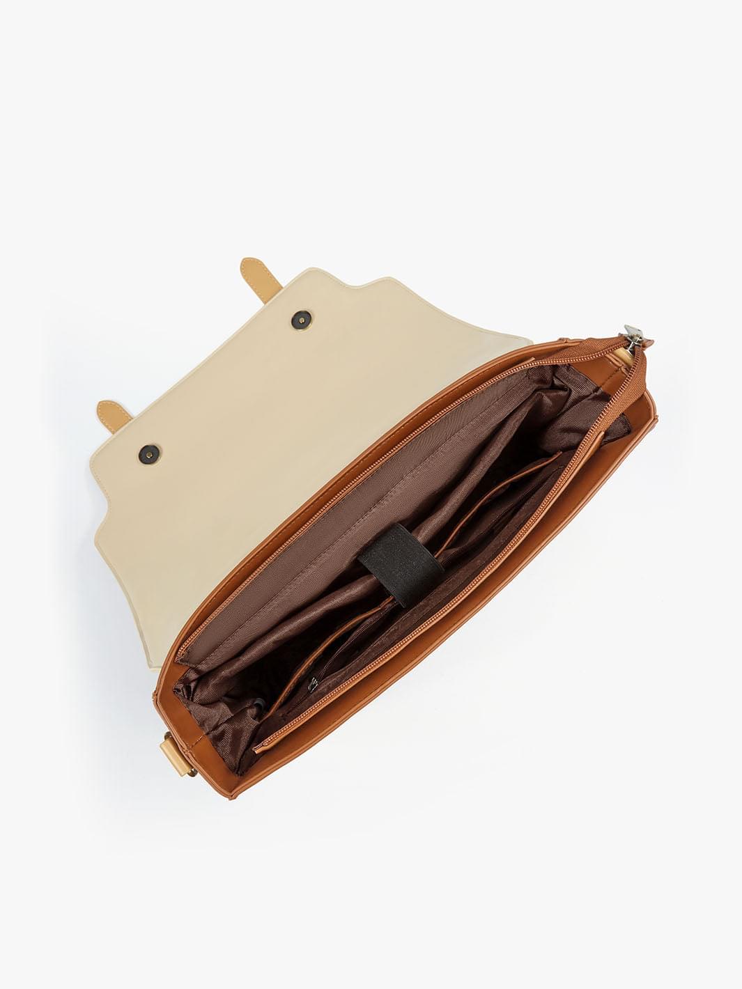 Charlie Unisex Vintage Vegane Aktentasche
