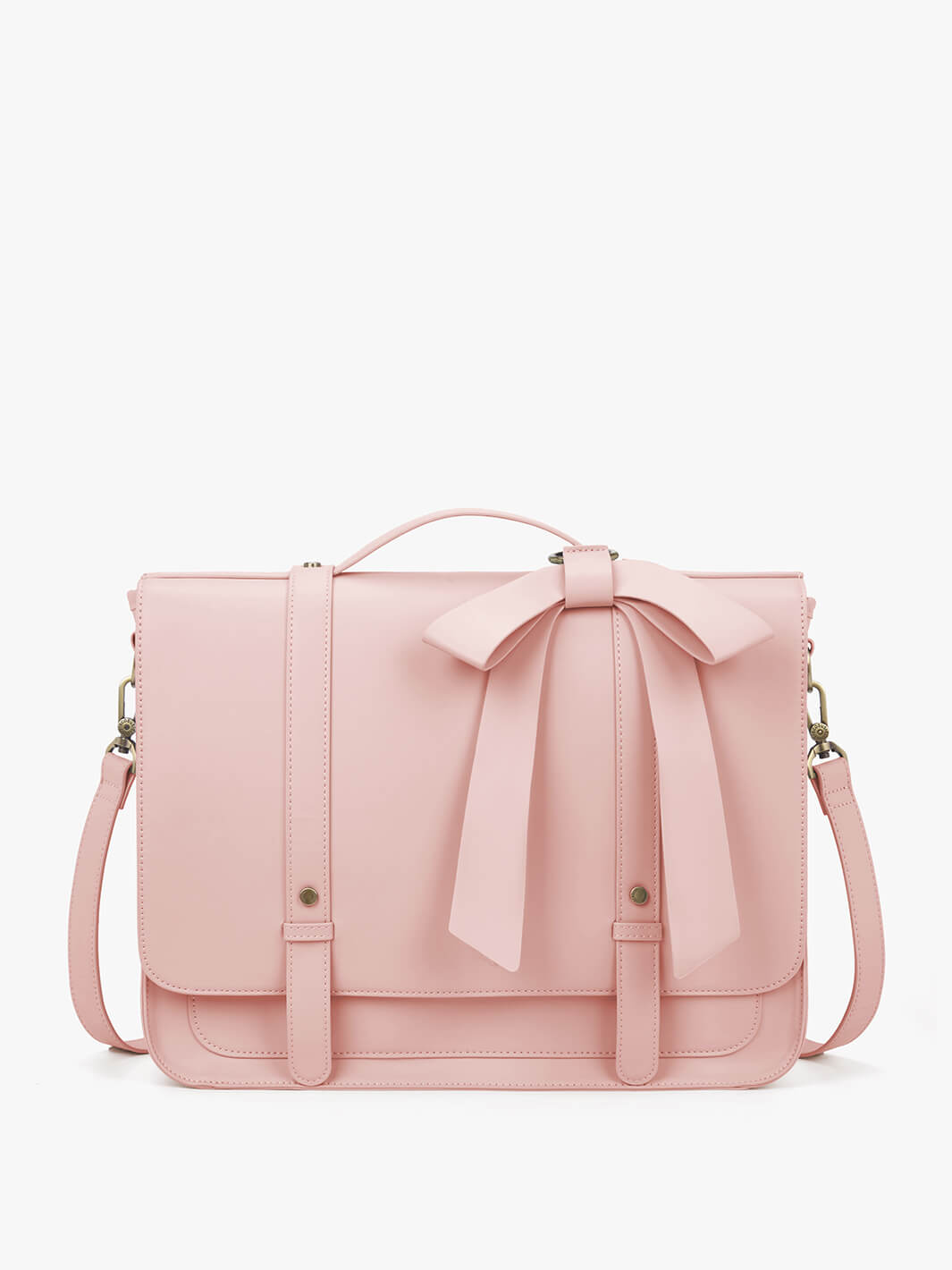 Summer Garden Romance Bow Briefcase - Pink