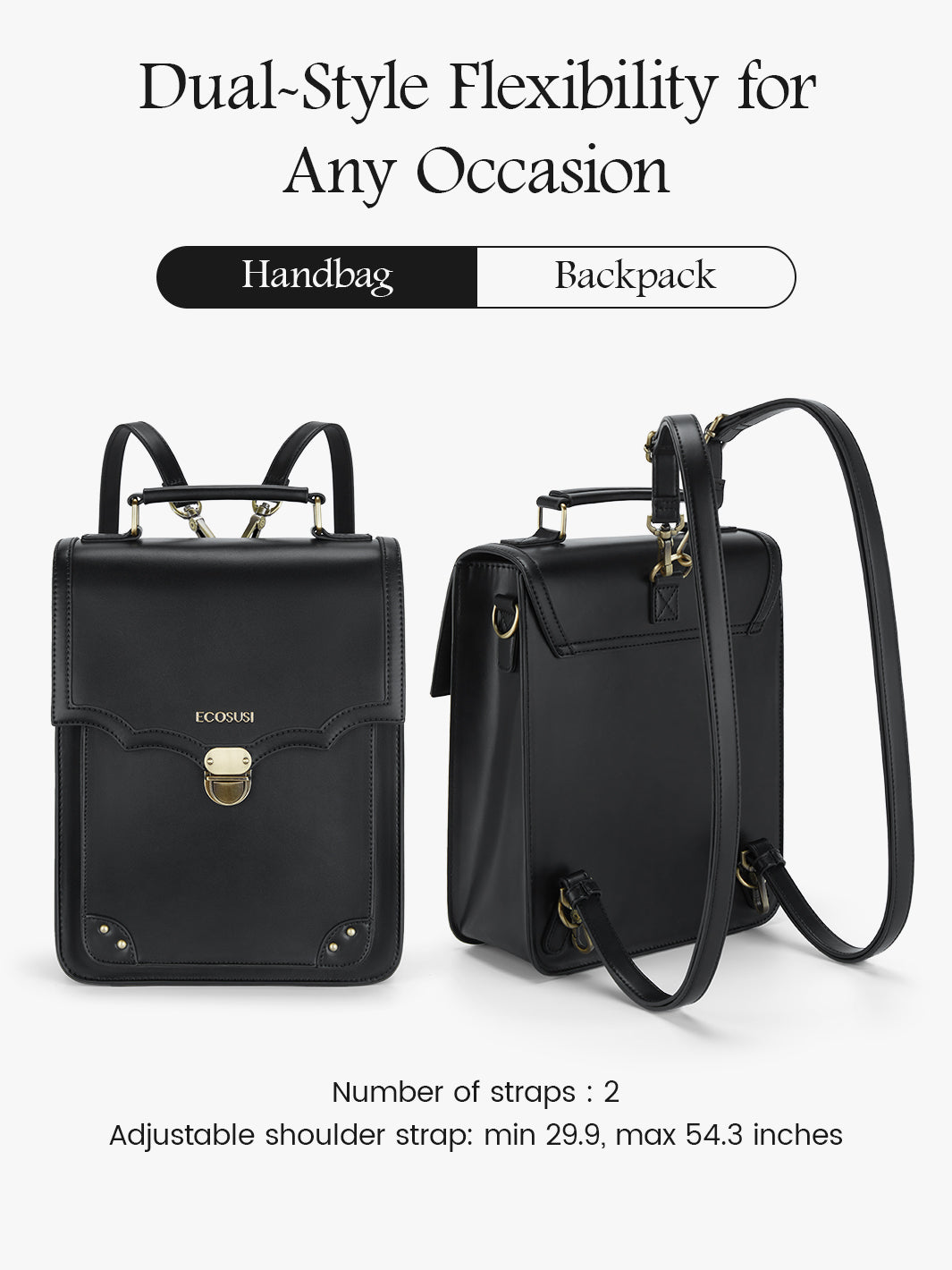 Aria vintage sac à dos pour ordinateurs portables de 11 à 5,6 pouces