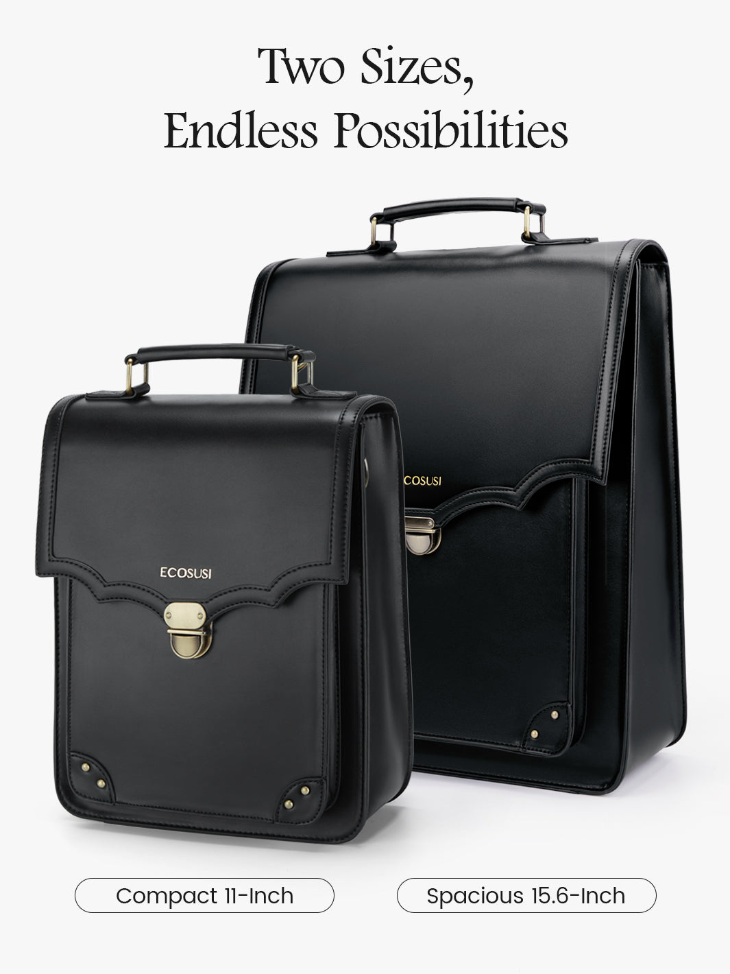 Aria vintage sac à dos pour ordinateurs portables de 11 à 5,6 pouces