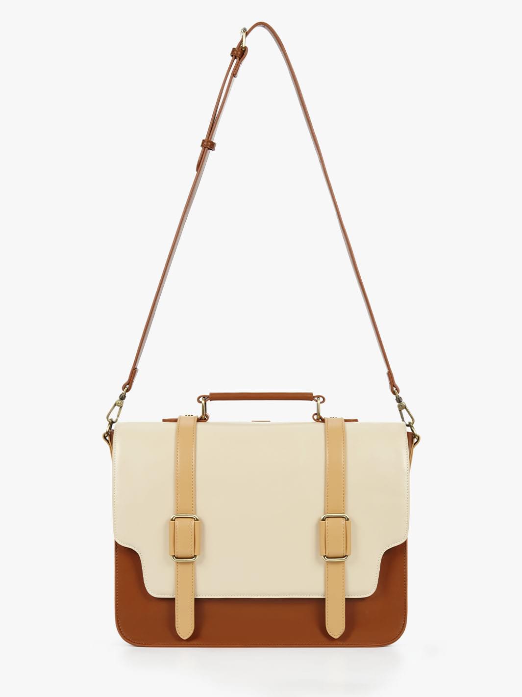 Charlie Unisex Vintage Vegane Aktentasche
