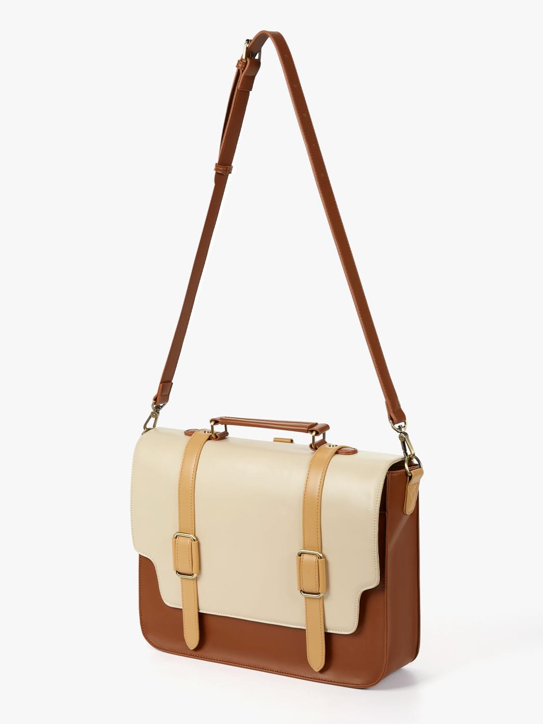 Charlie Unisex Vintage Vegane Aktentasche