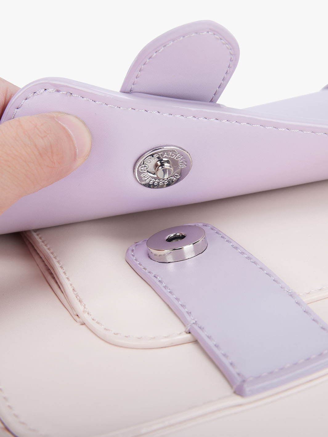 Jane Messenger Bag- Light Violet