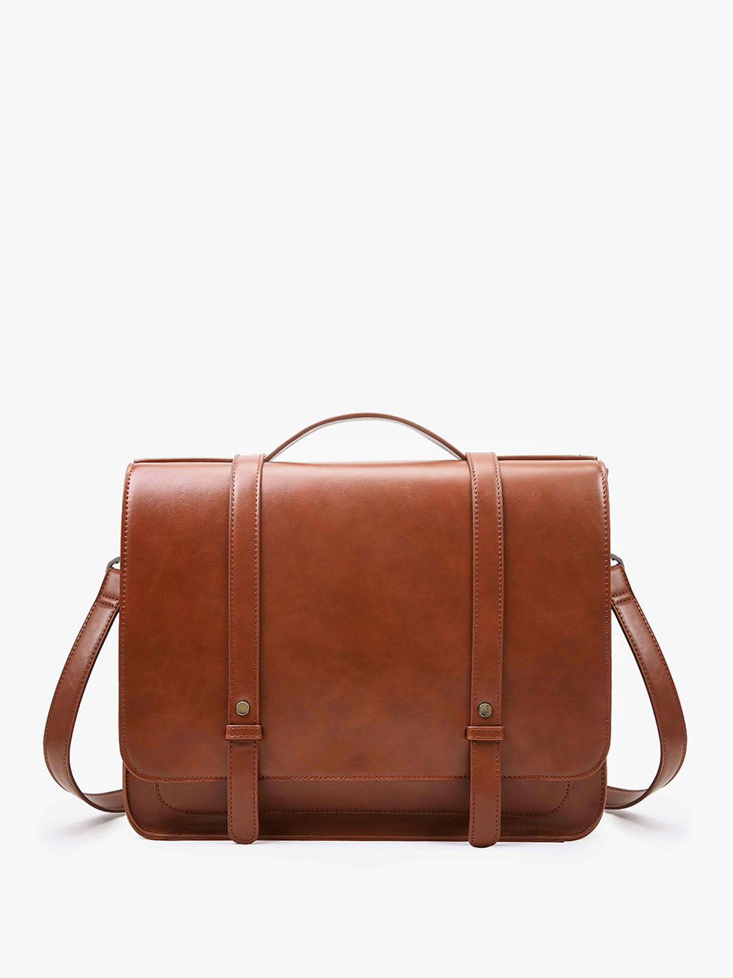 Women's PU Detachable Bow Briefcase
