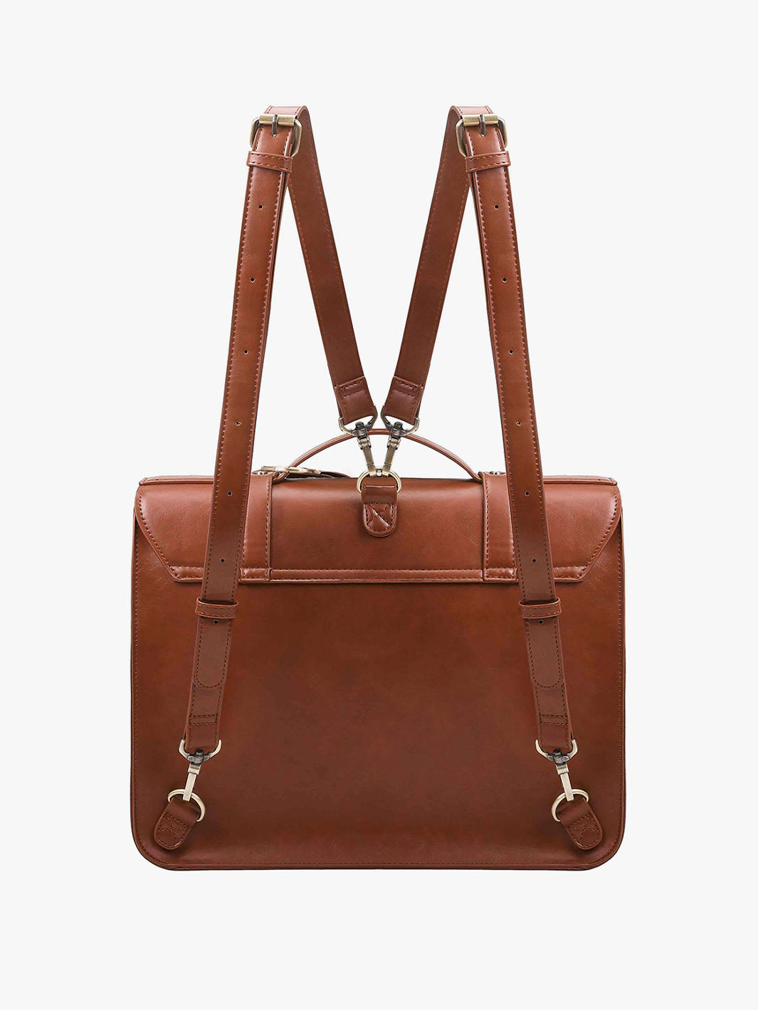 Women's PU Detachable Bow Briefcase