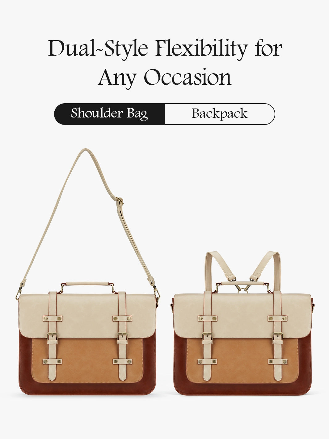 Düstere Vintage -Aktentasche