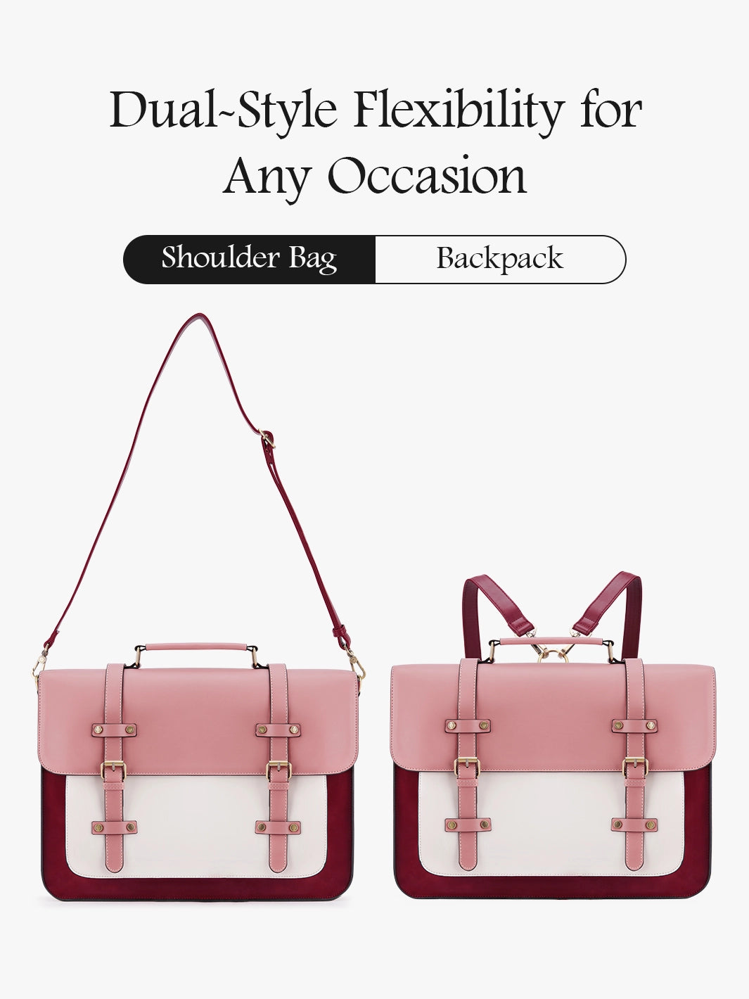 Düstere Vintage -Aktentasche