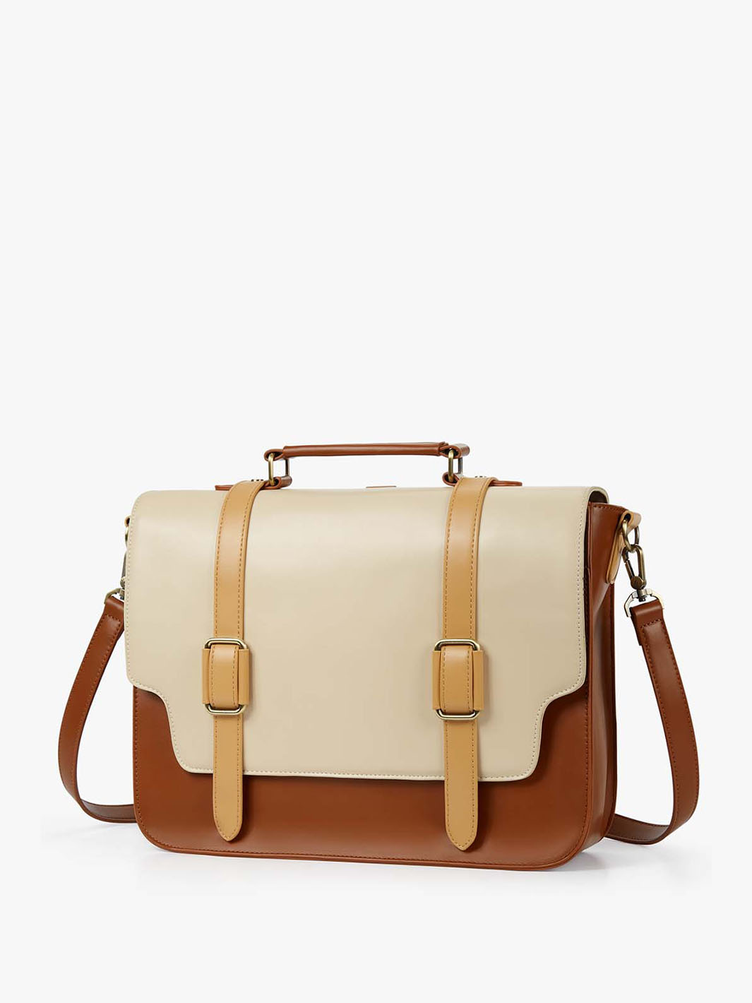 Charlie Unisex Vintage Vegane Aktentasche