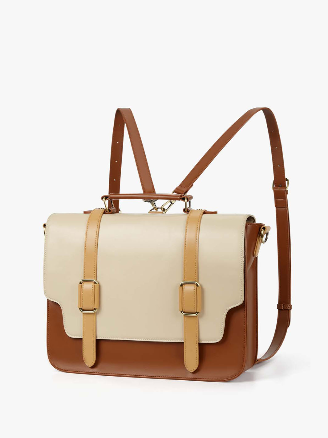 Charlie Unisex Vintage Vegane Aktentasche