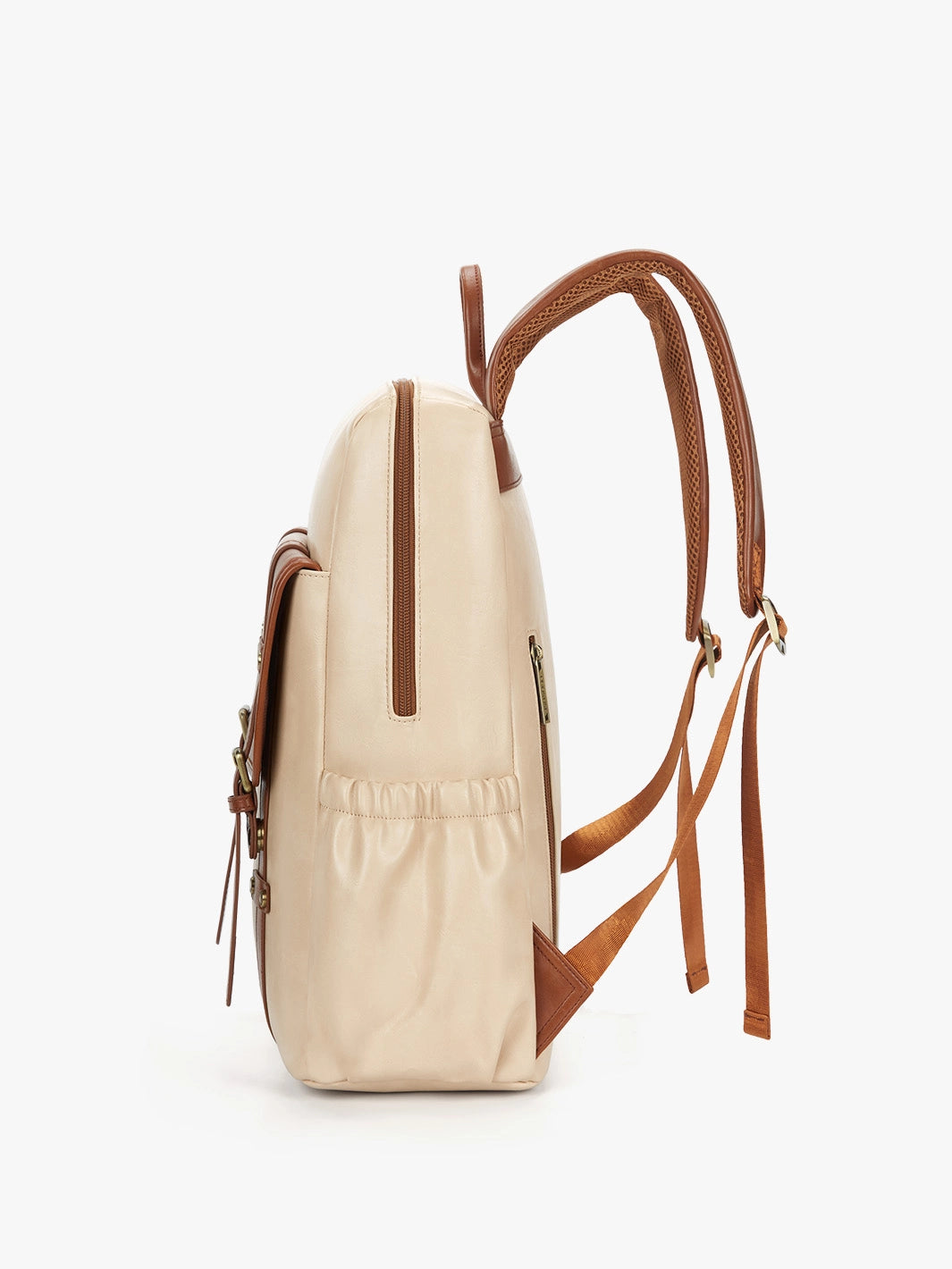 Sac à dos vegan Scarlett à rabat zippé – 15,6 pouces