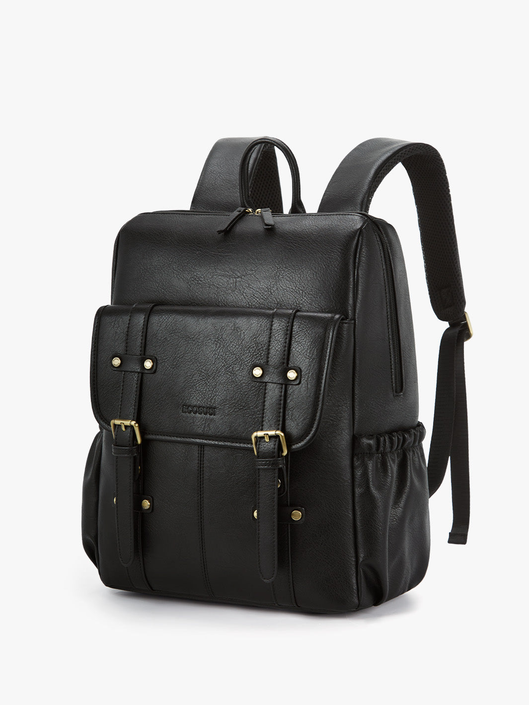 Sac à dos vegan Scarlett à rabat zippé – 15,6 pouces