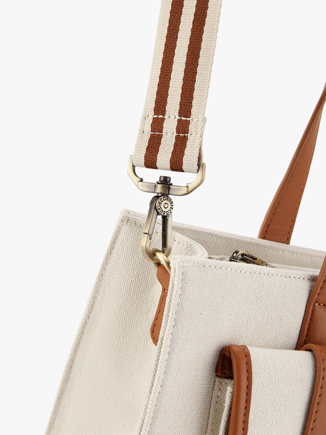 Olivia's Canvas 13" Tragetasche aus veganem Leder