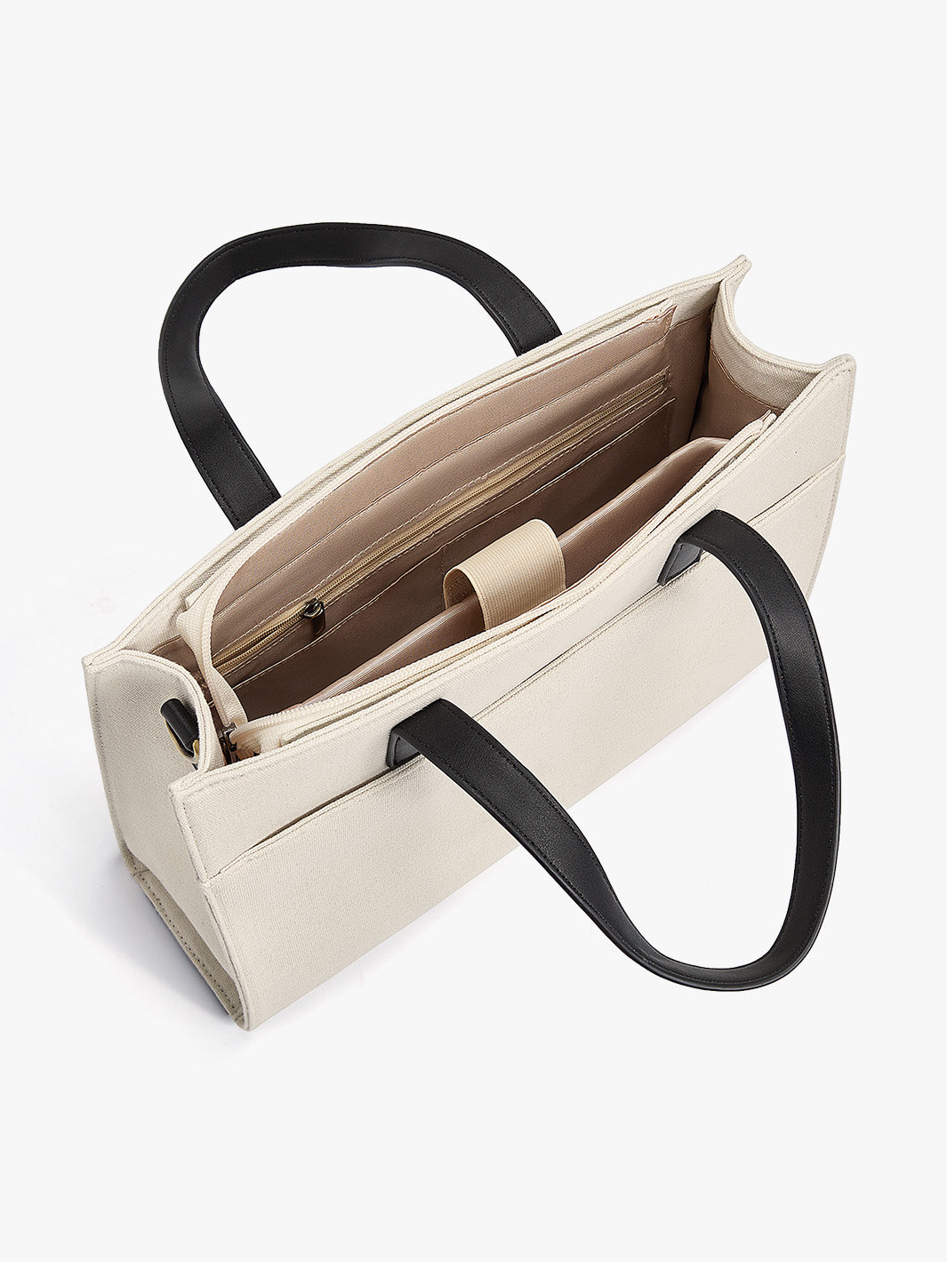 Olivia's Canvas 13" Tragetasche aus veganem Leder