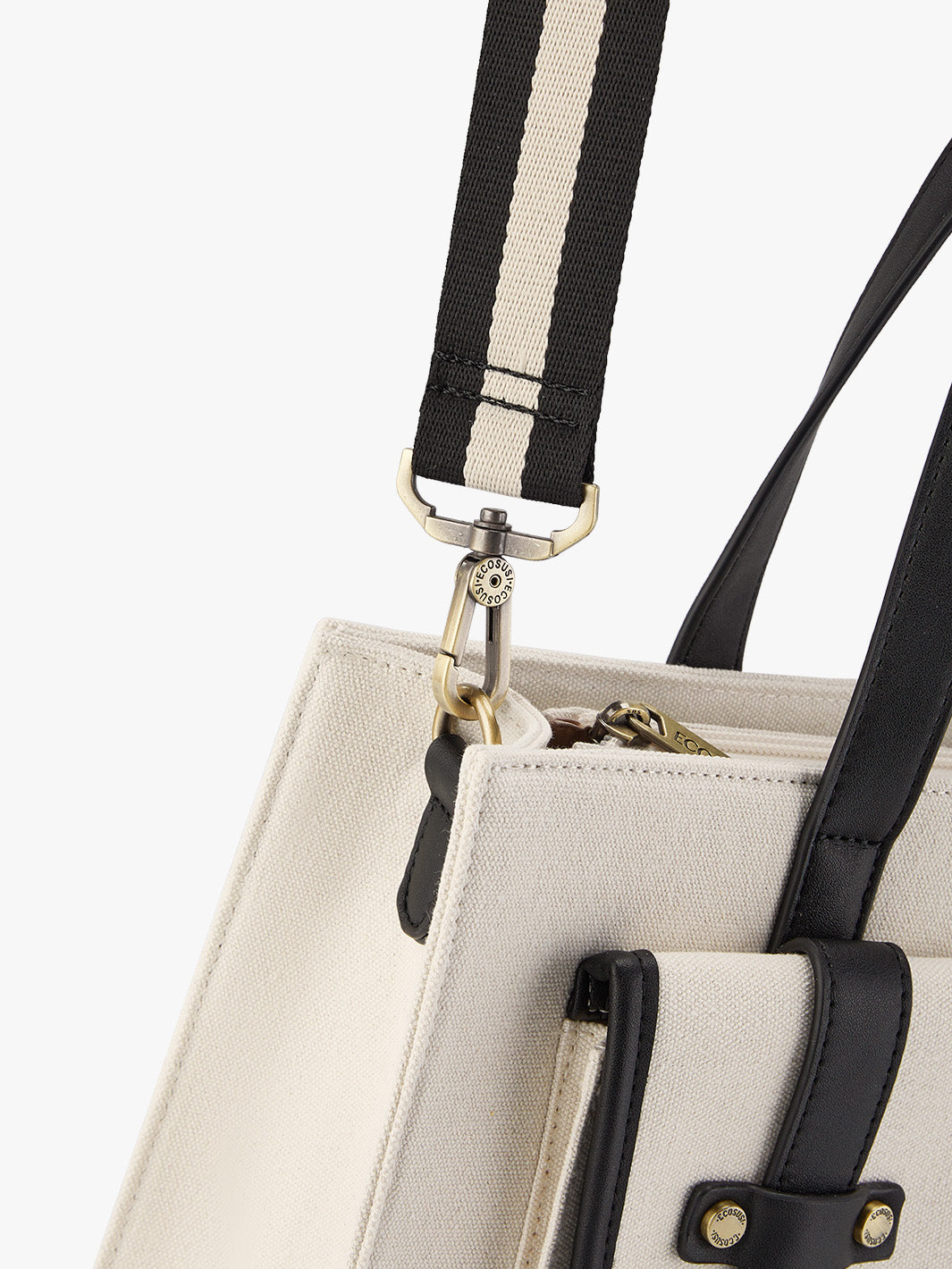Olivia's Canvas 13" Tragetasche aus veganem Leder