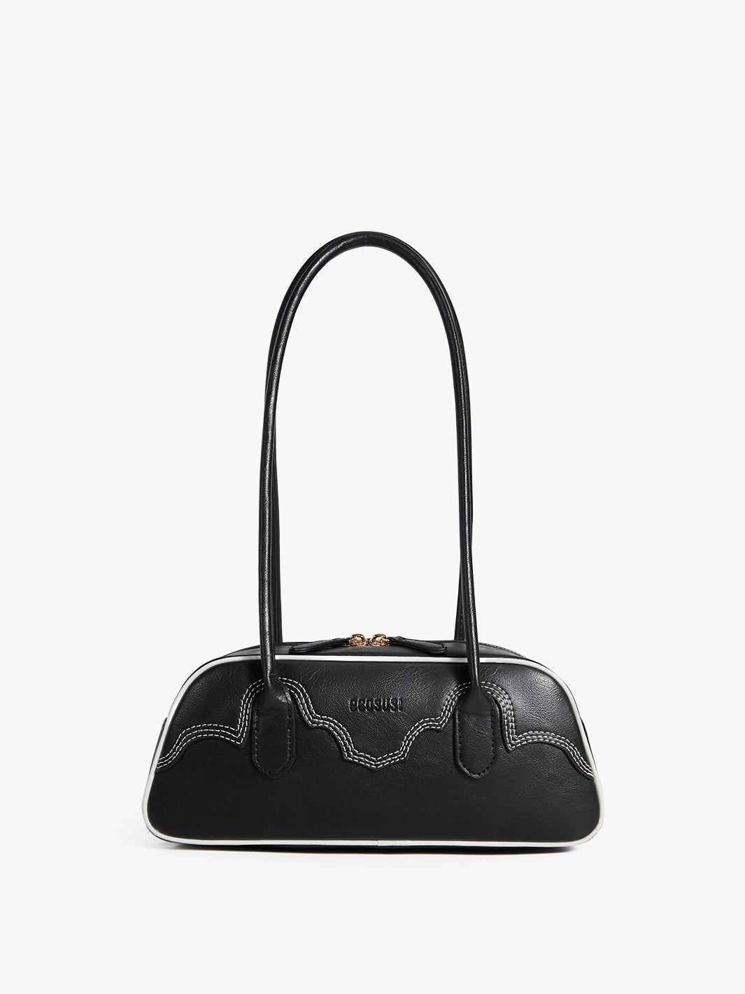 Evelyn Vegan Leather Baguette Bag
