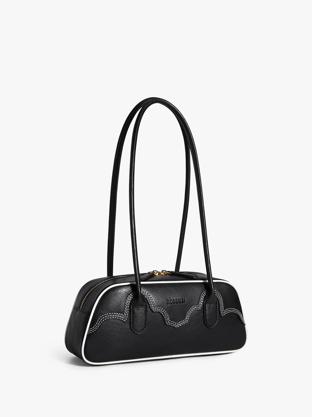 Evelyn Vegan Leather Baguette Bag