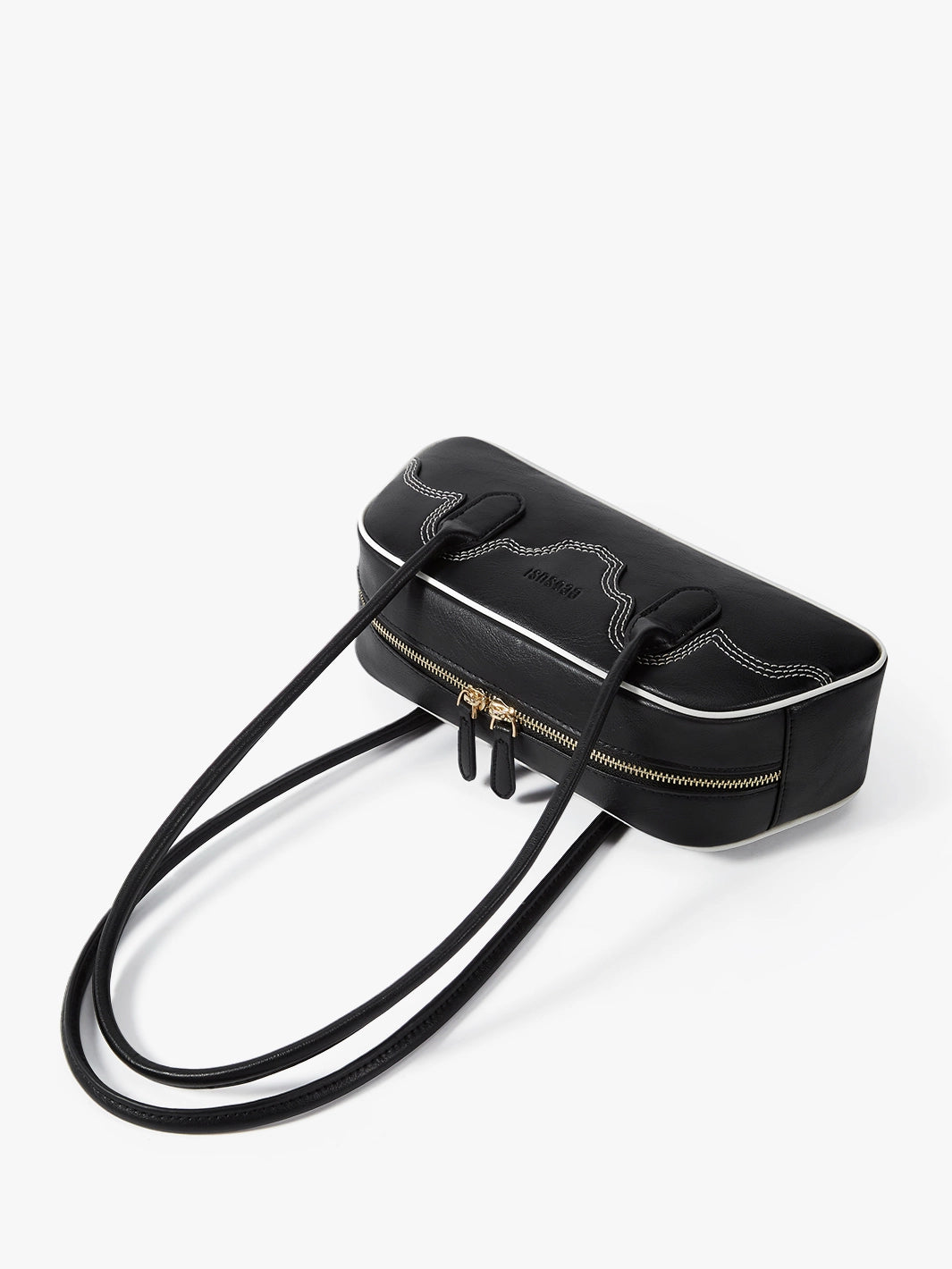 Evelyn Vegan Leather Baguette Bag