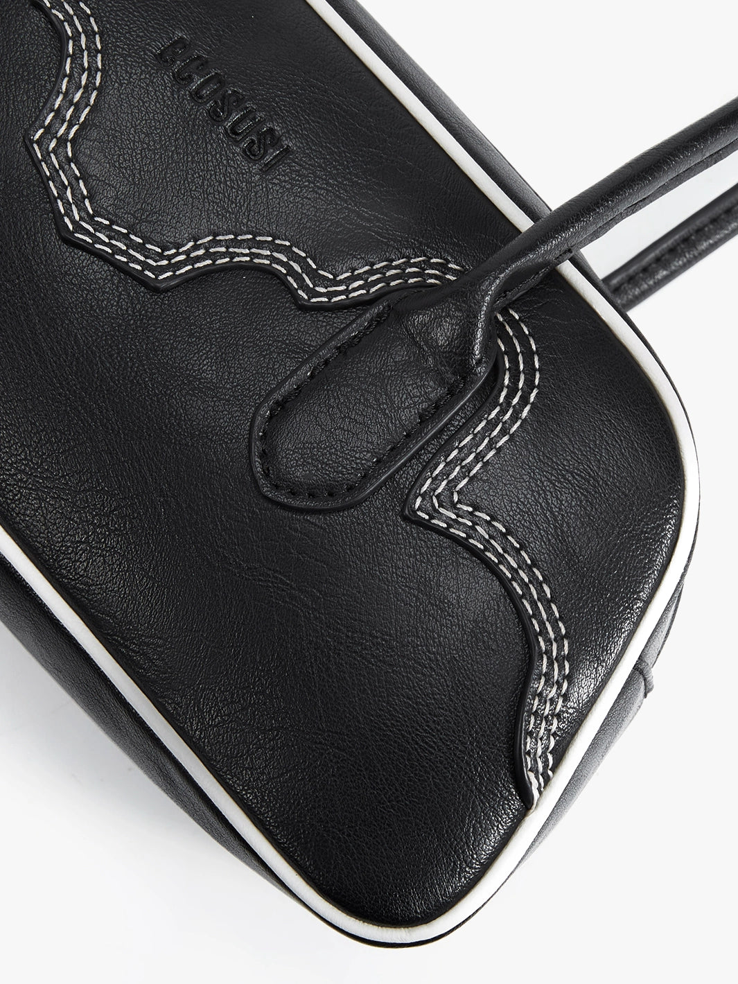 Evelyn Vegan Leather Baguette Bag