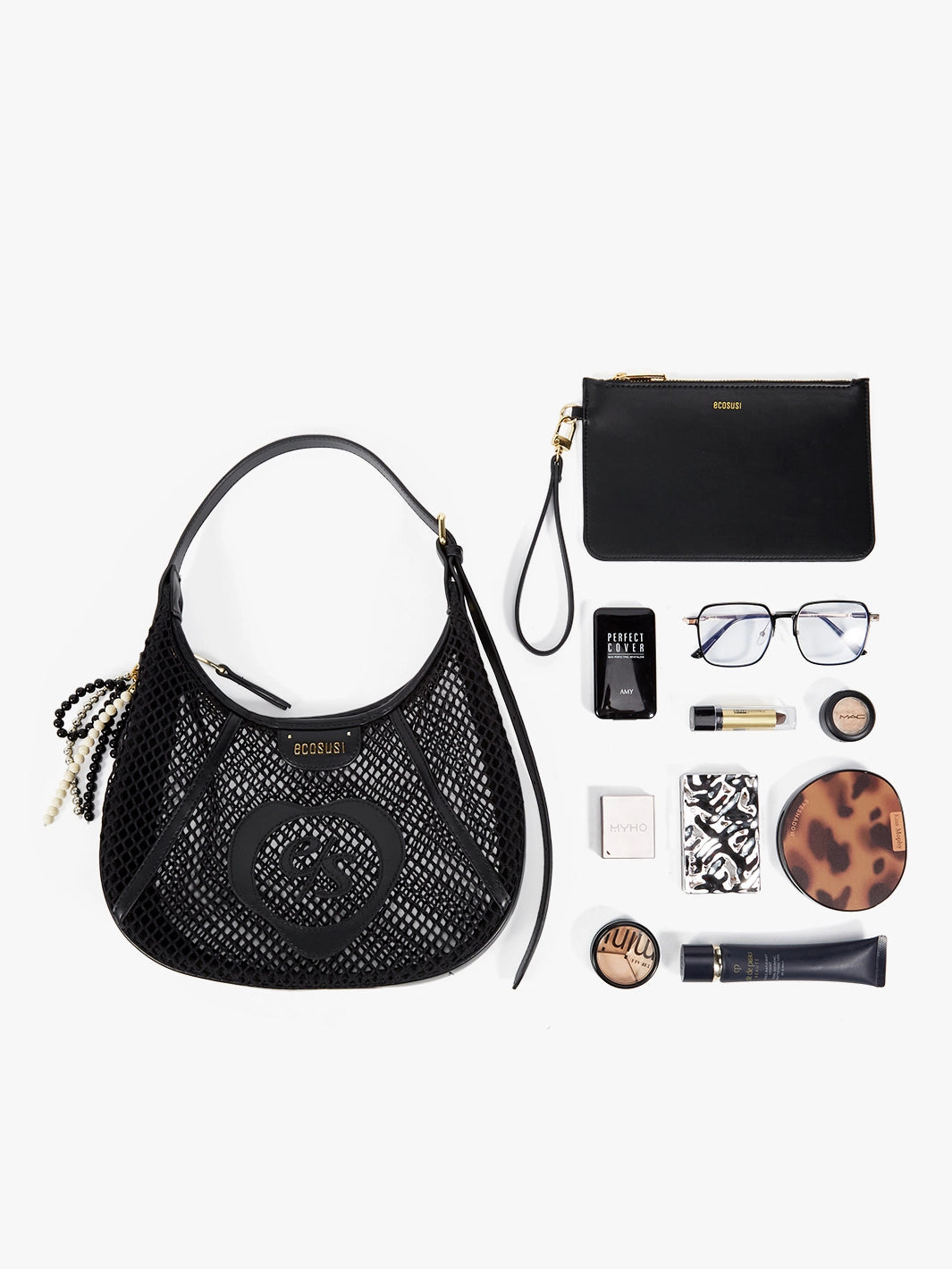 Siri Mesh Hobo Bag