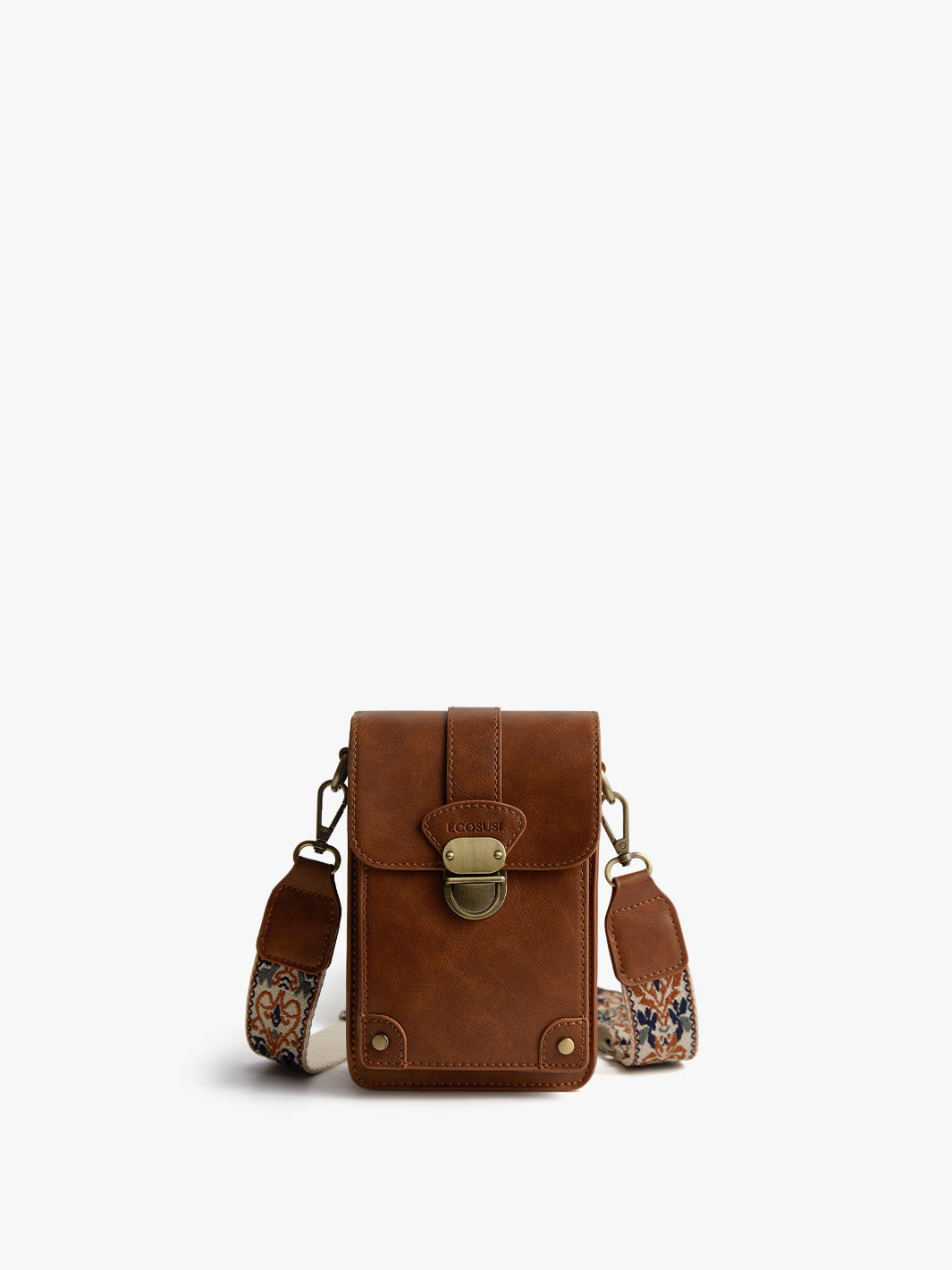 Kleine Vintage-Crossbody-Handytasche für Damen