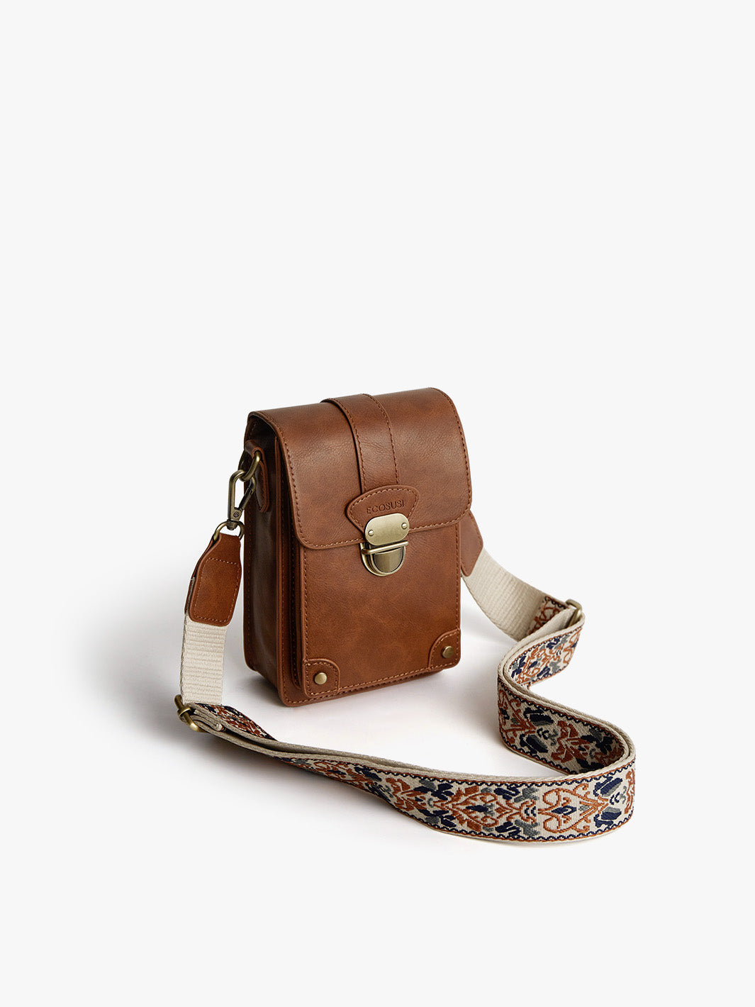 Kleine Vintage-Crossbody-Handytasche für Damen