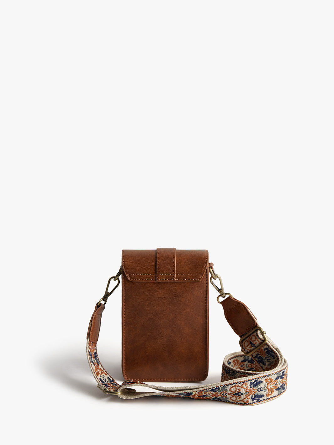 Kleine Vintage-Crossbody-Handytasche für Damen