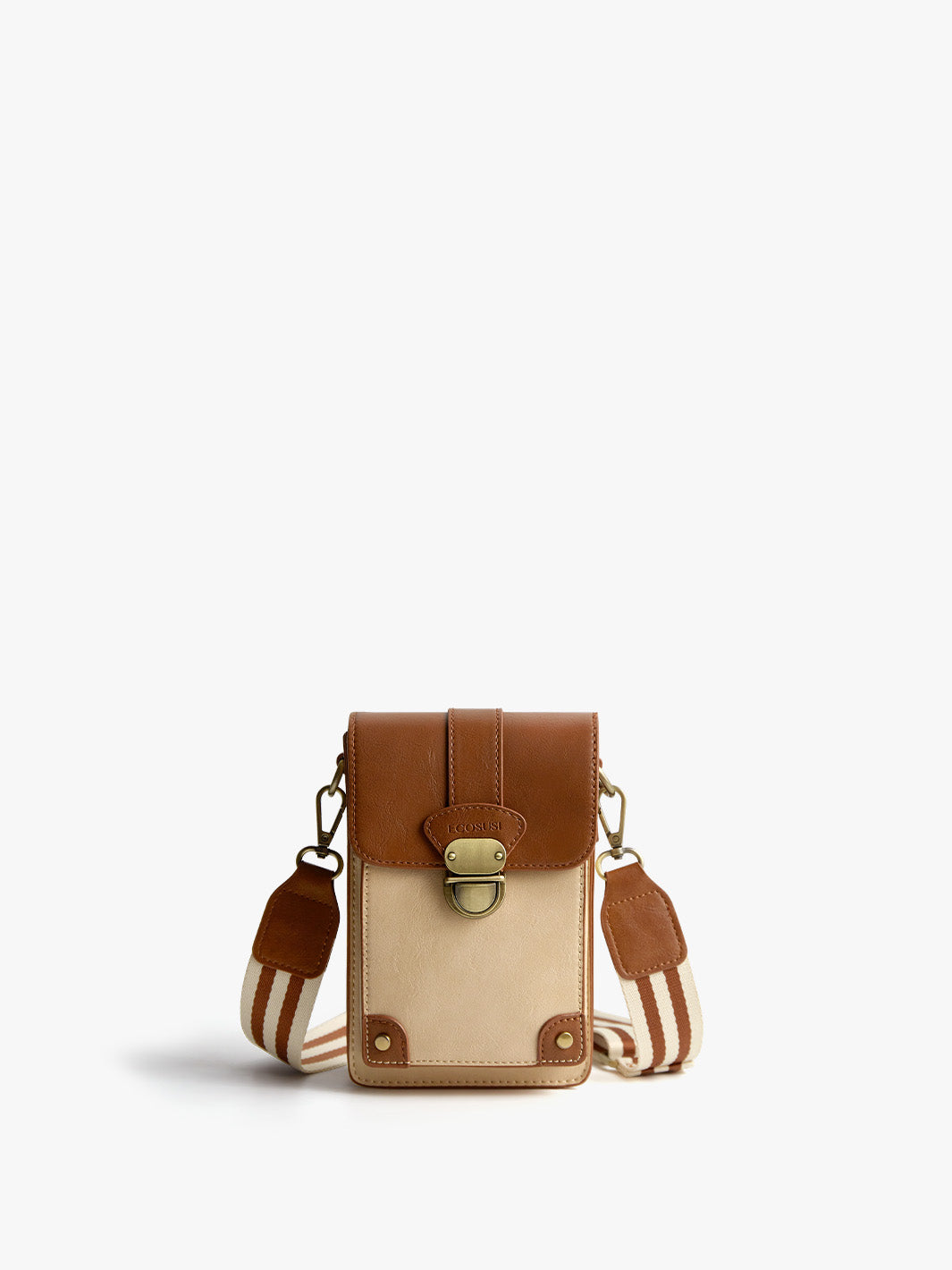 Kleine Vintage-Crossbody-Handytasche für Damen