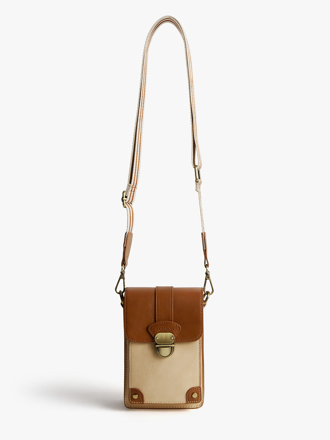 Kleine Vintage-Crossbody-Handytasche für Damen