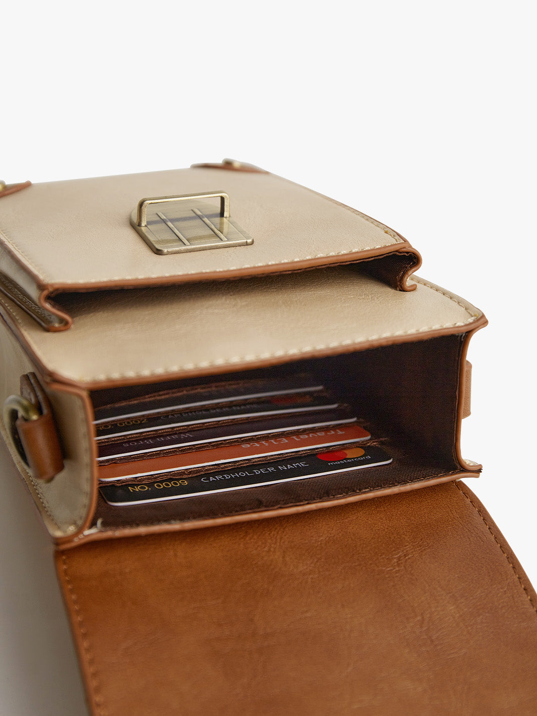Kleine Vintage-Crossbody-Handytasche für Damen