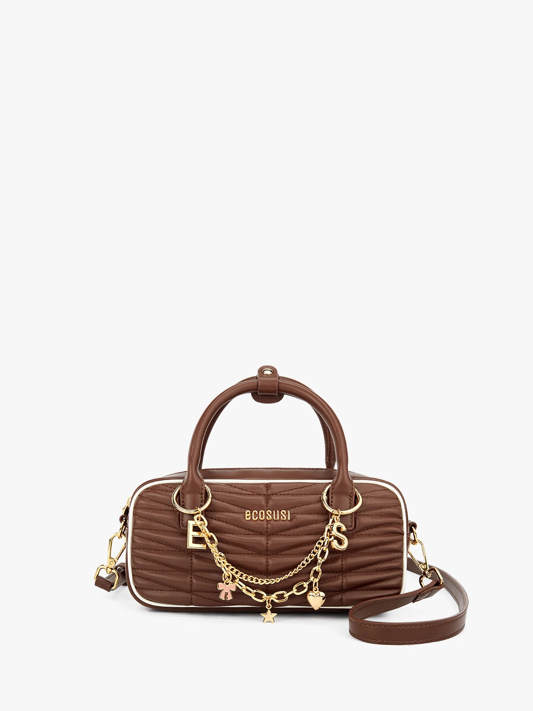 Claire Quilted Vegan Leather Pillow Bag– Ecosusi