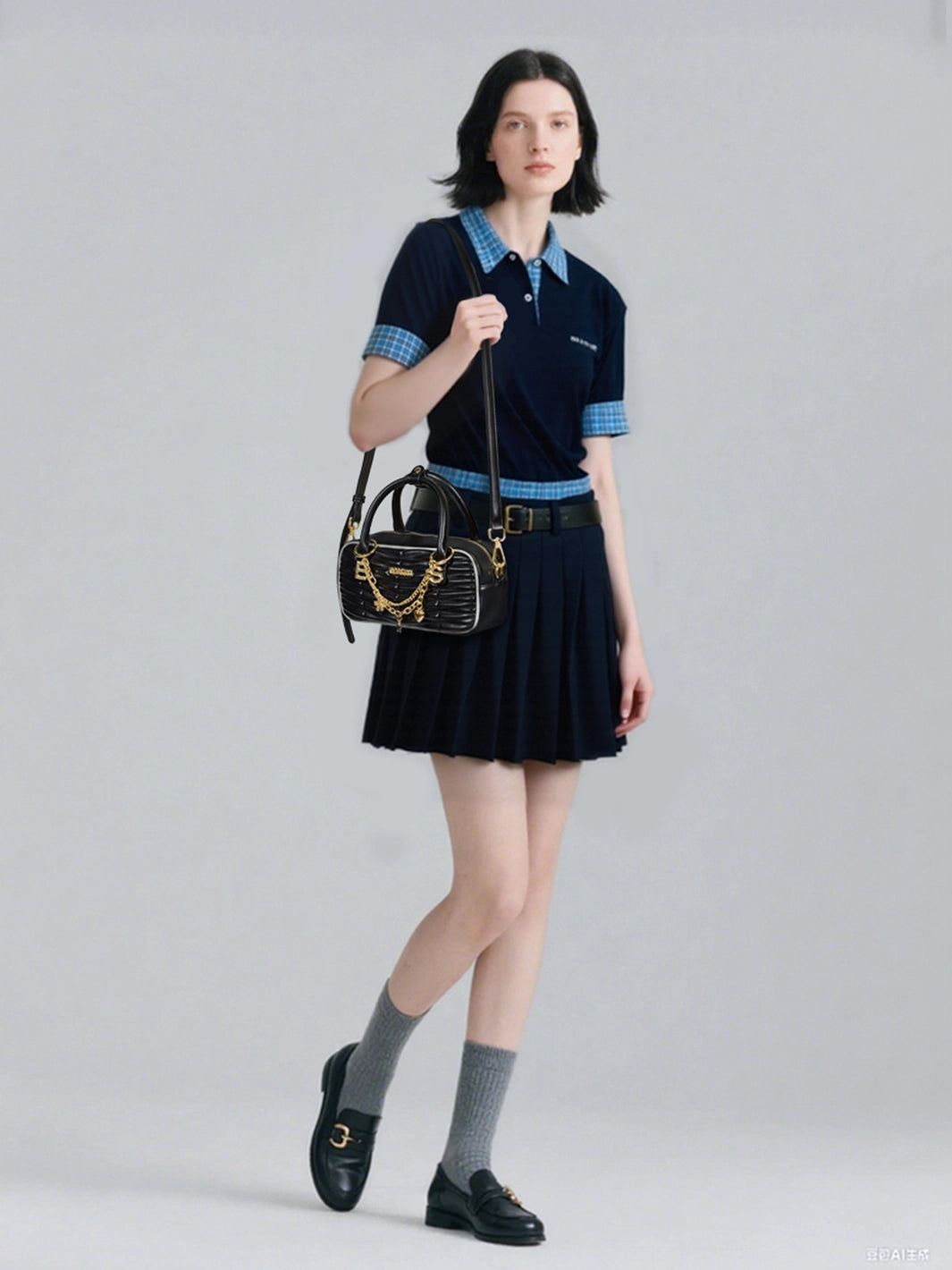 Claire Quilted Vegan Leather Pillow Bag