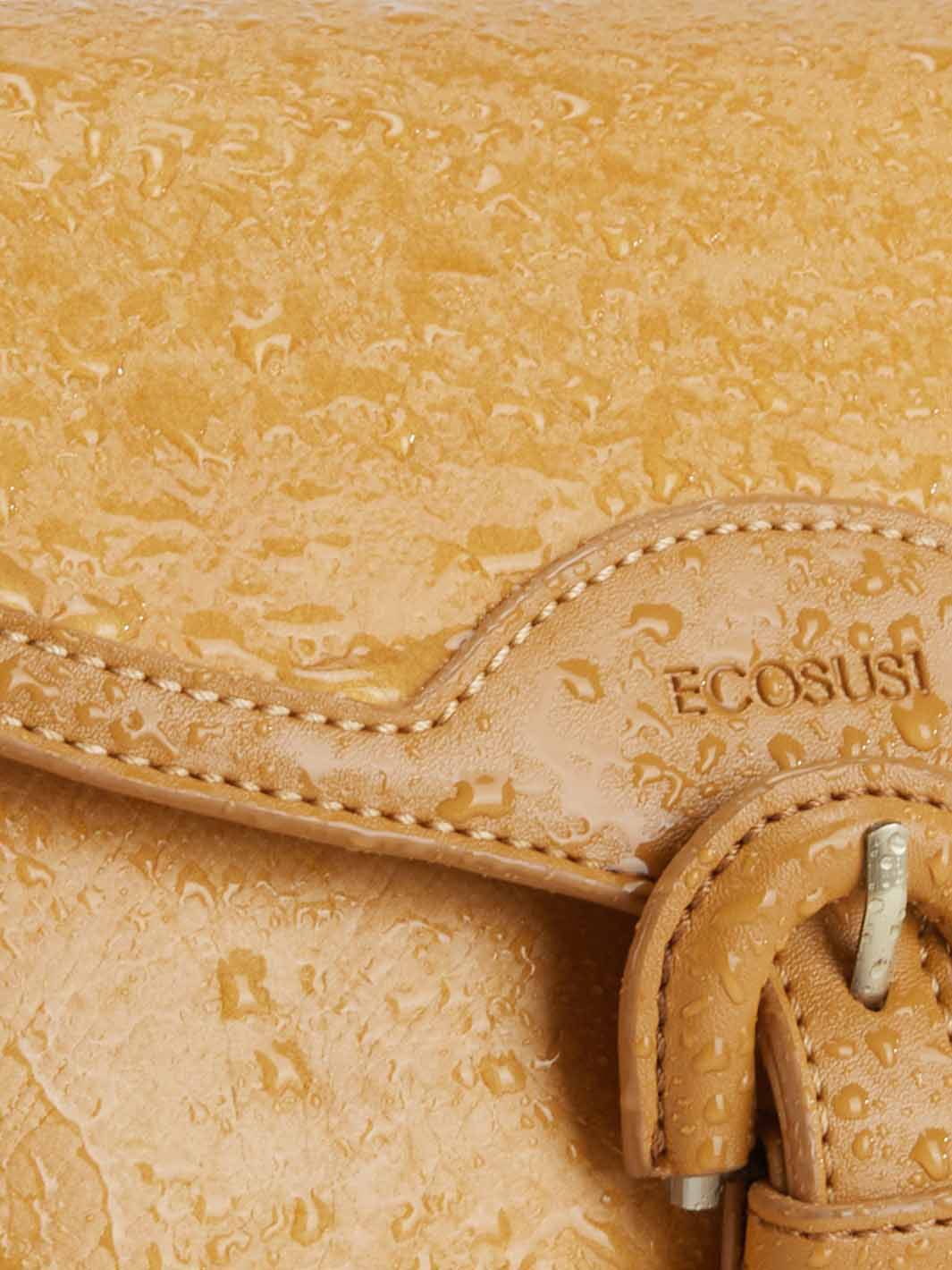 Evelina Washable Paper Vintage Saddle Crossbody