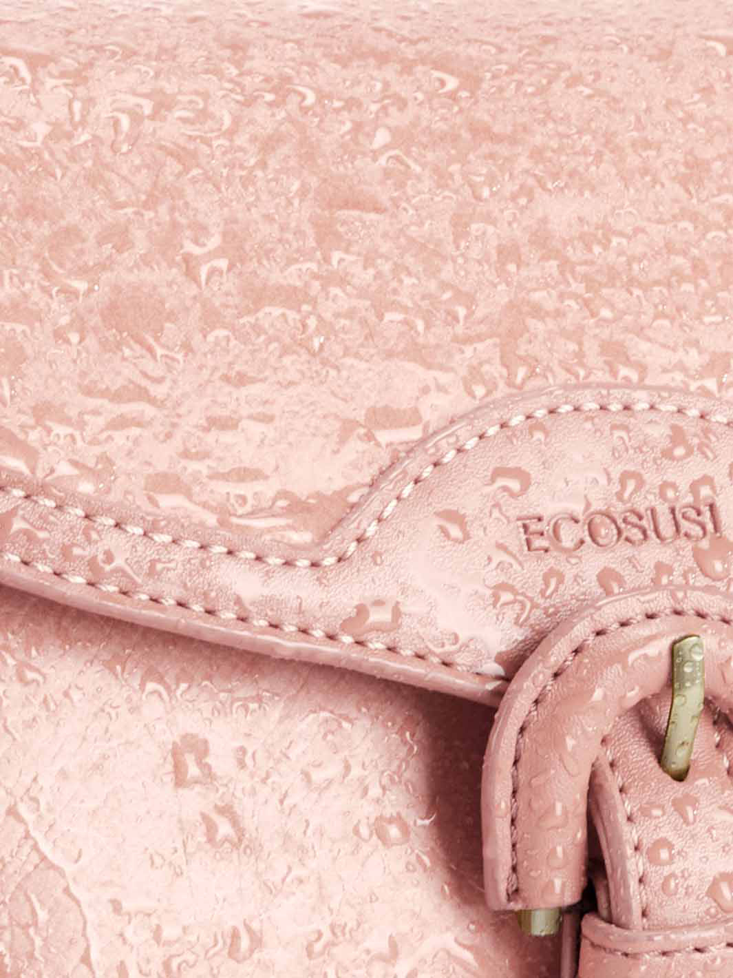 Evelina Washable Paper Vintage Saddle Crossbody