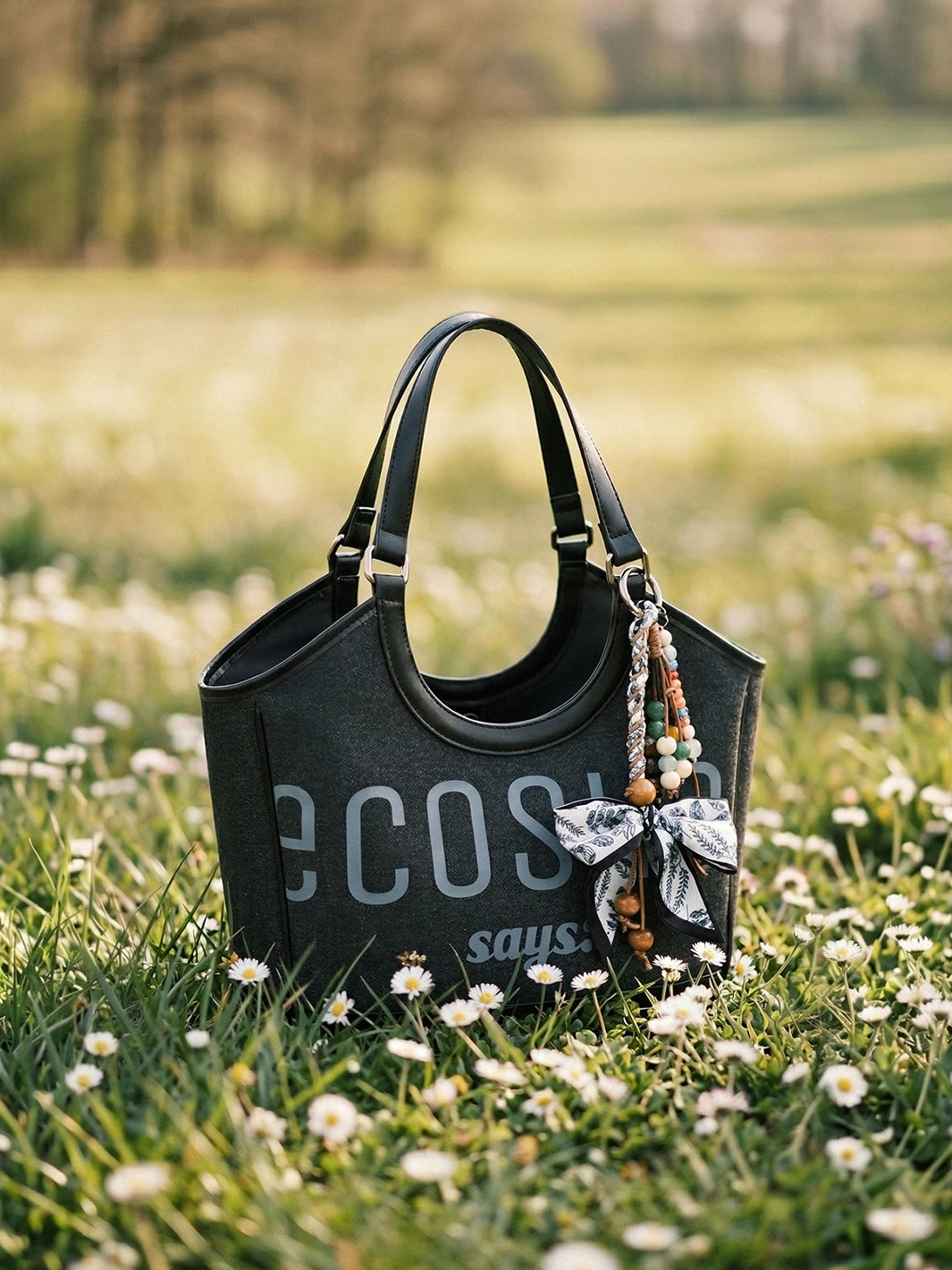 Elle Small Canvas Tote Bag