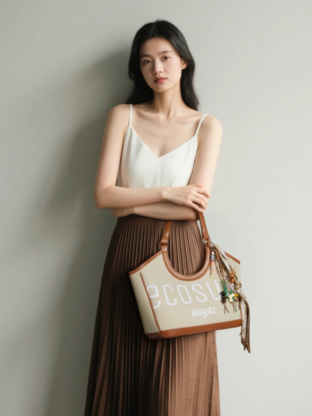 Elle Small Canvas Tote Bag