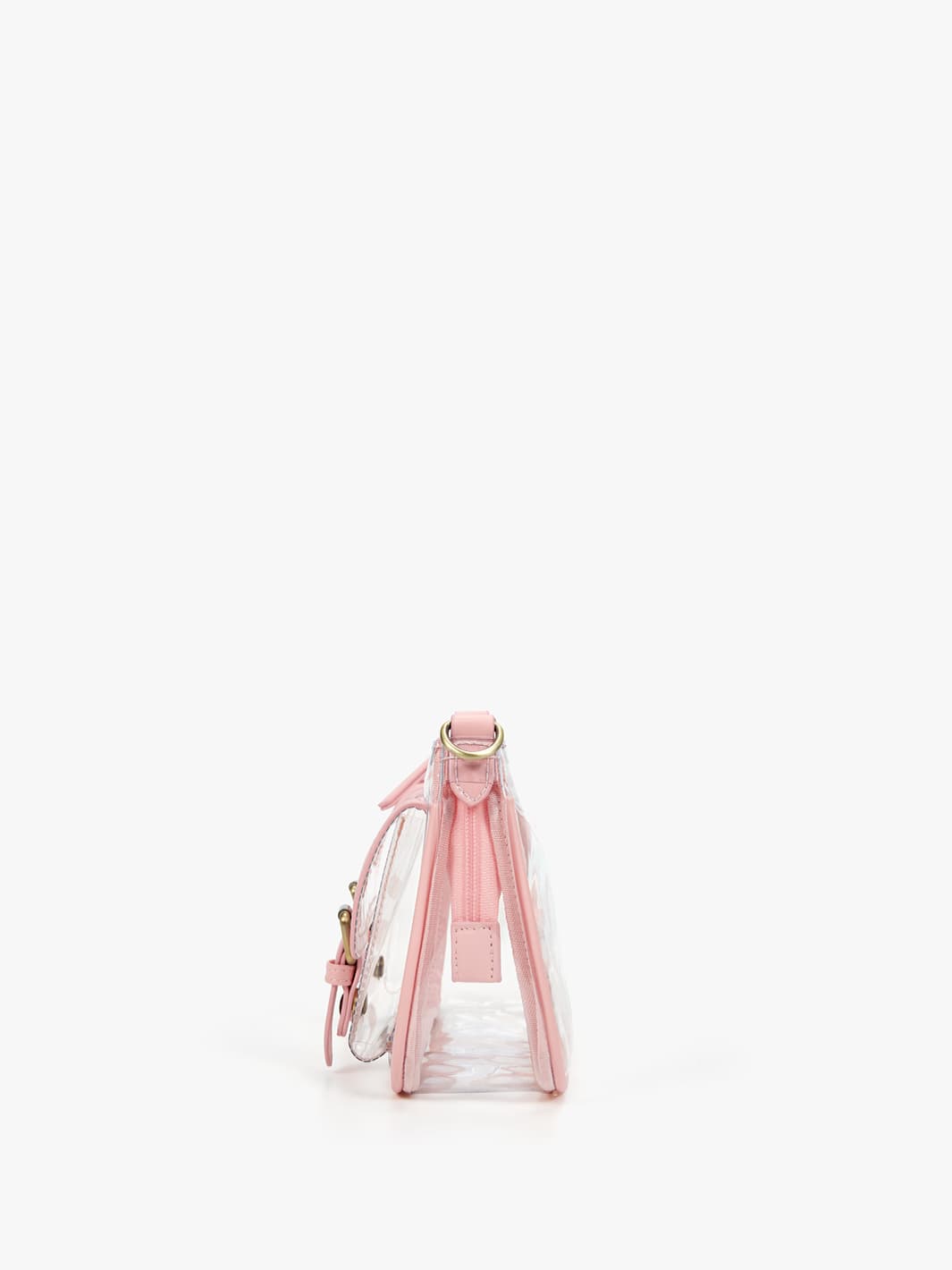 Clear Stadium Bag Crossbody with Pink - ECOSUSI BAG