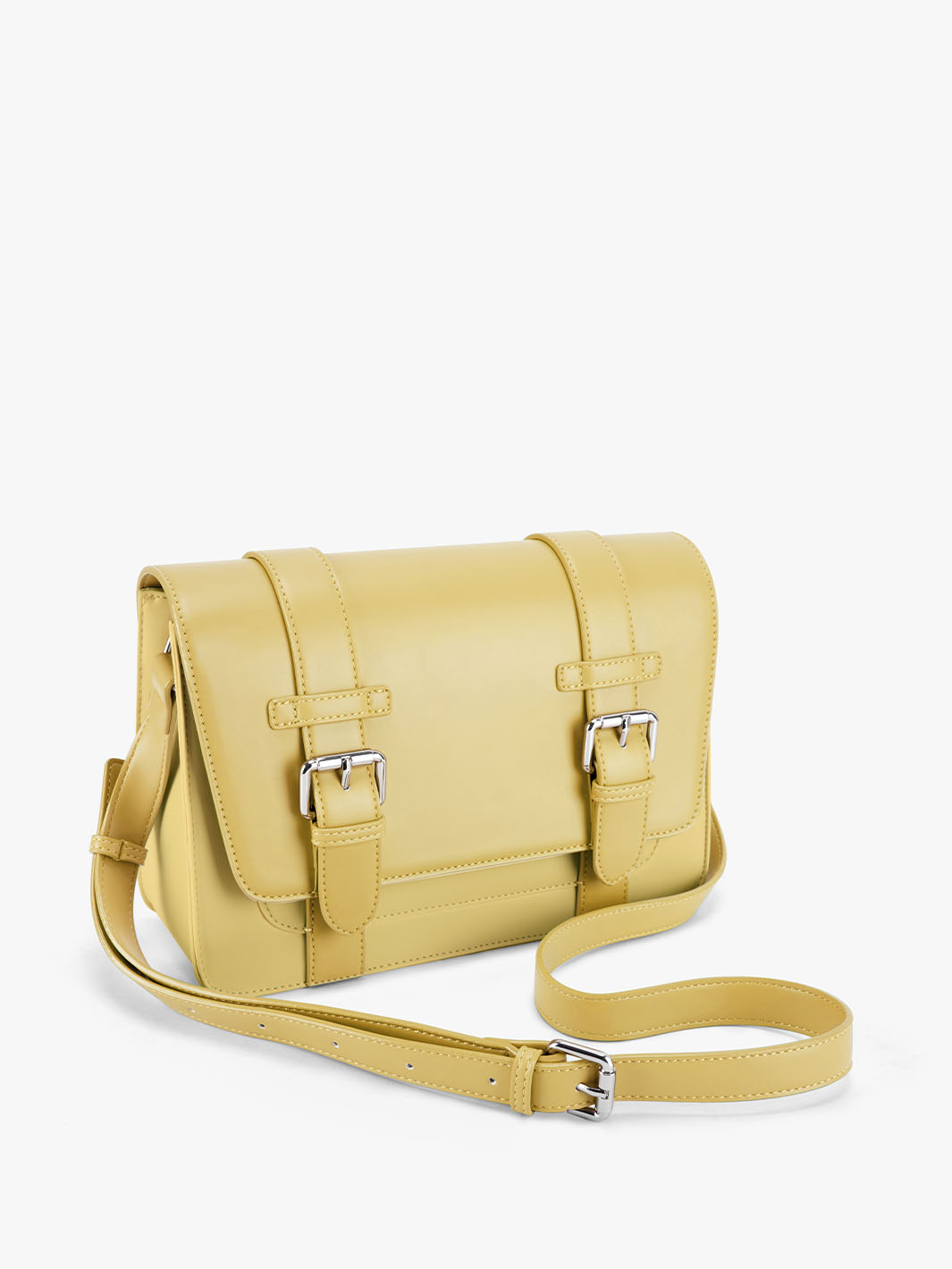 Jane Messenger Bag- Cheese color