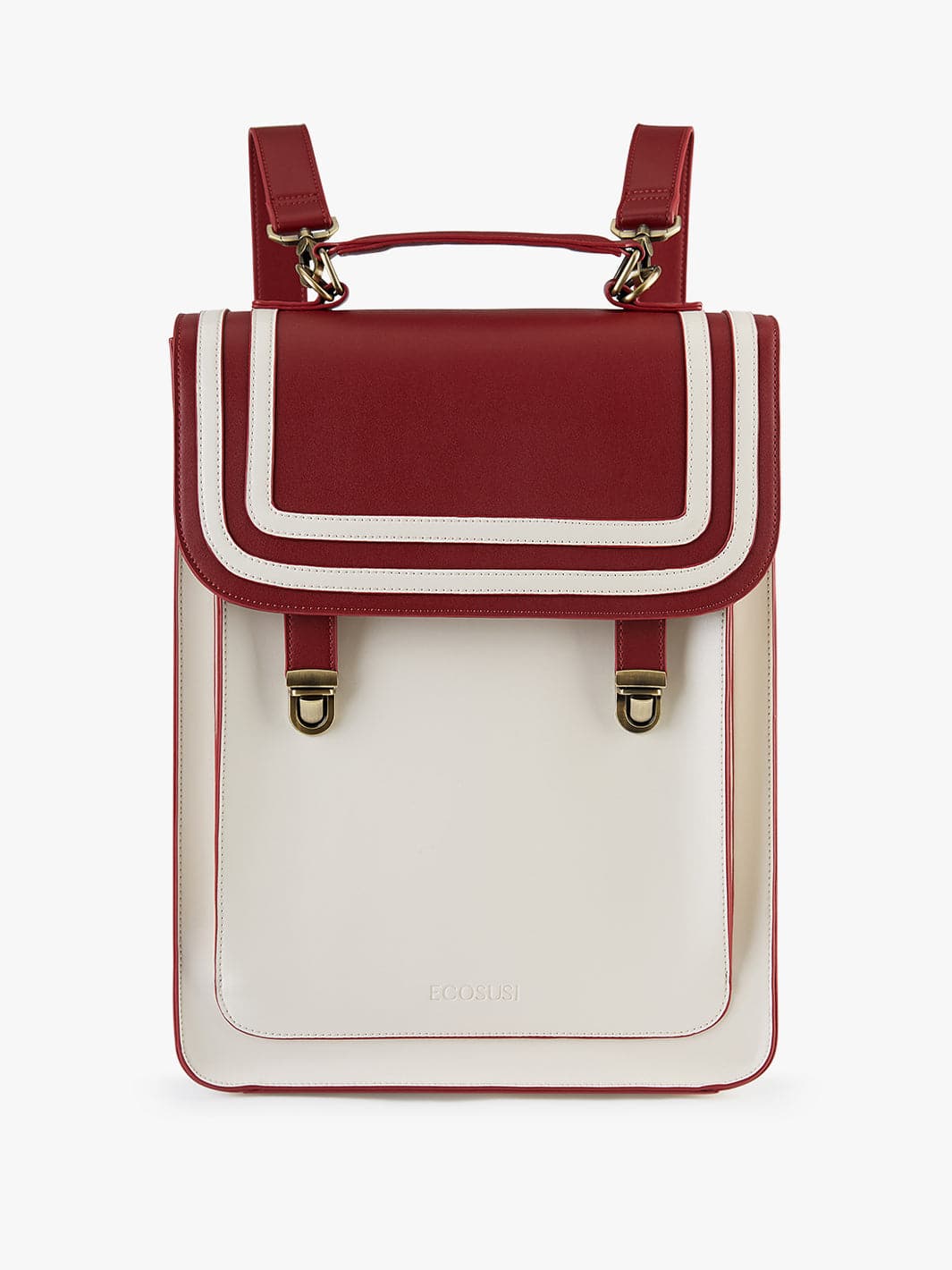Red Stripe Laptop Backpack