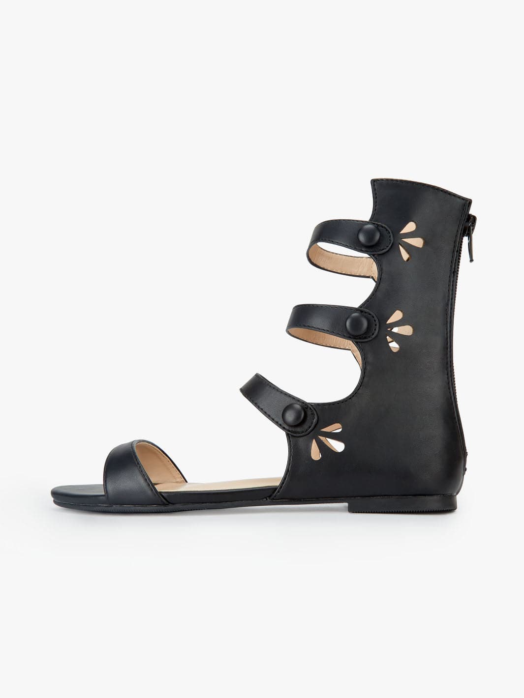 Gladiator Buttoned Roma Sandals