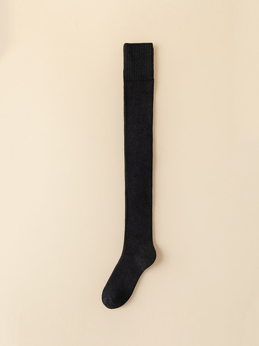 Plush thickened cotton knee length stockings