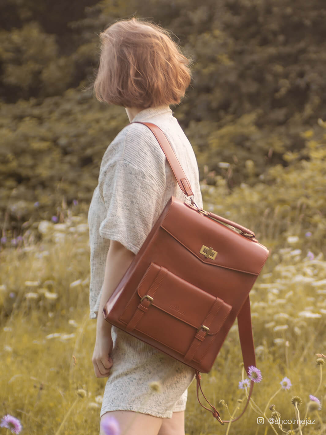 14 inch women's designer leather laptop bag (black or brown)