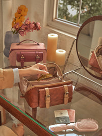 Elena Open Flat Cosmetic Makeup Bag