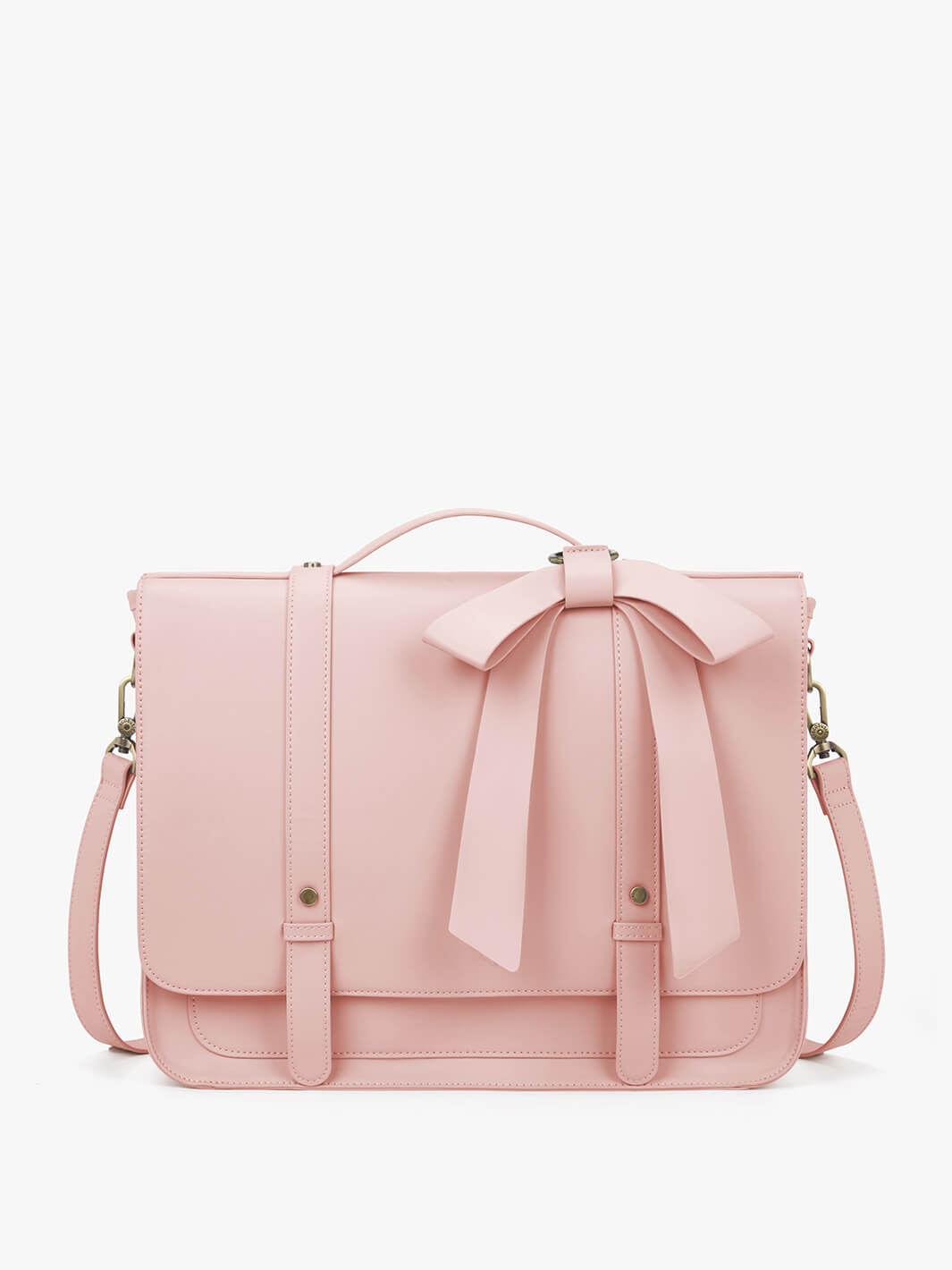 Summer Garden Romance Bow Briefcase - Pink
