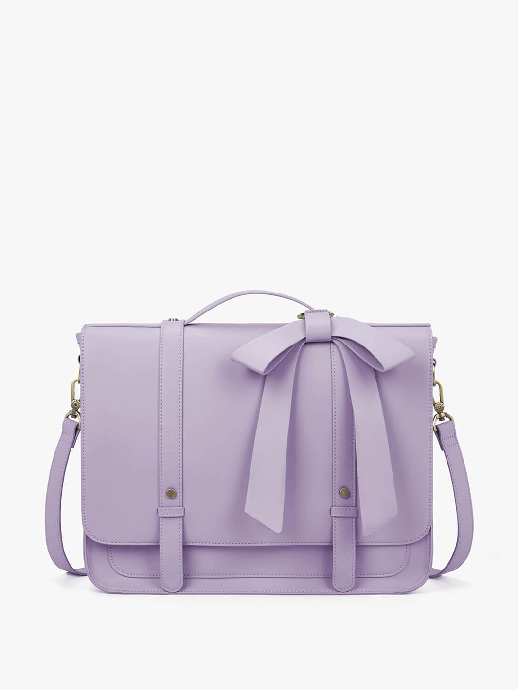 Vintage Leather Briefcases : Summer Garden Purple Backpack for School
