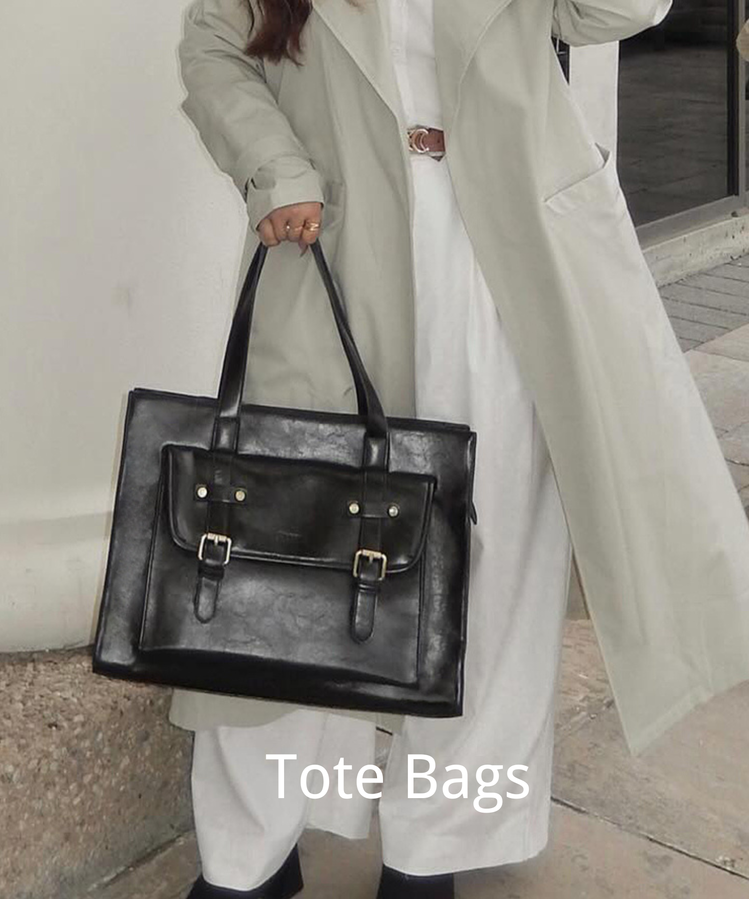 Affordable leather tote sales