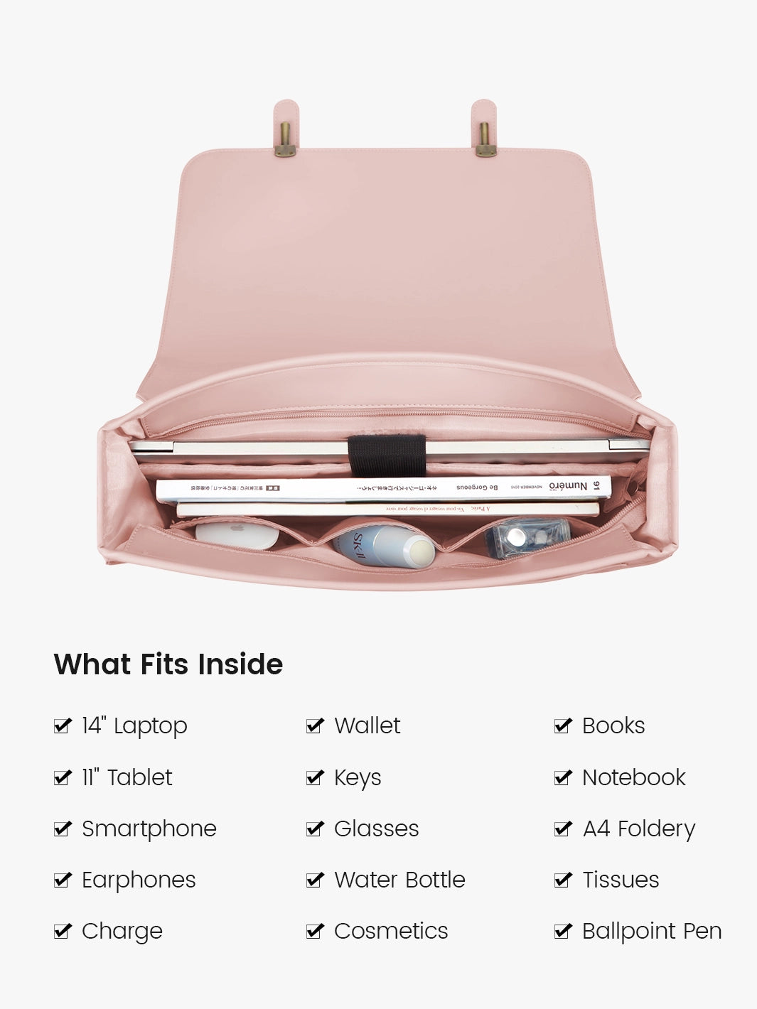 Summer Garden Romance Bow Briefcase